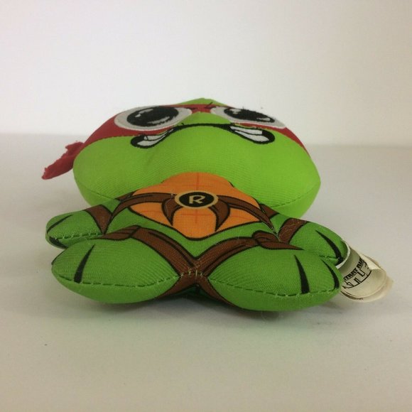 Teenage Mutant Ninja Turtles 8" Raphael Plush Caricature Style Nickelodeon Red - Picture 6 of 11